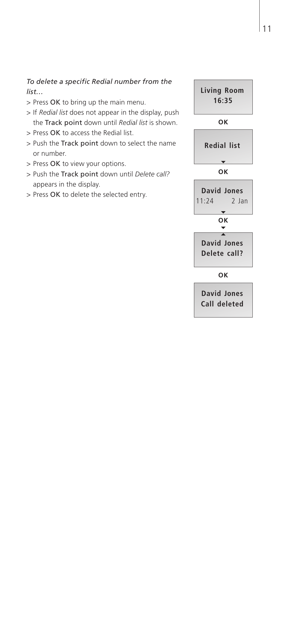 Bang & Olufsen BeoCom 2 - User Guide User Manual | Page 11 / 40
