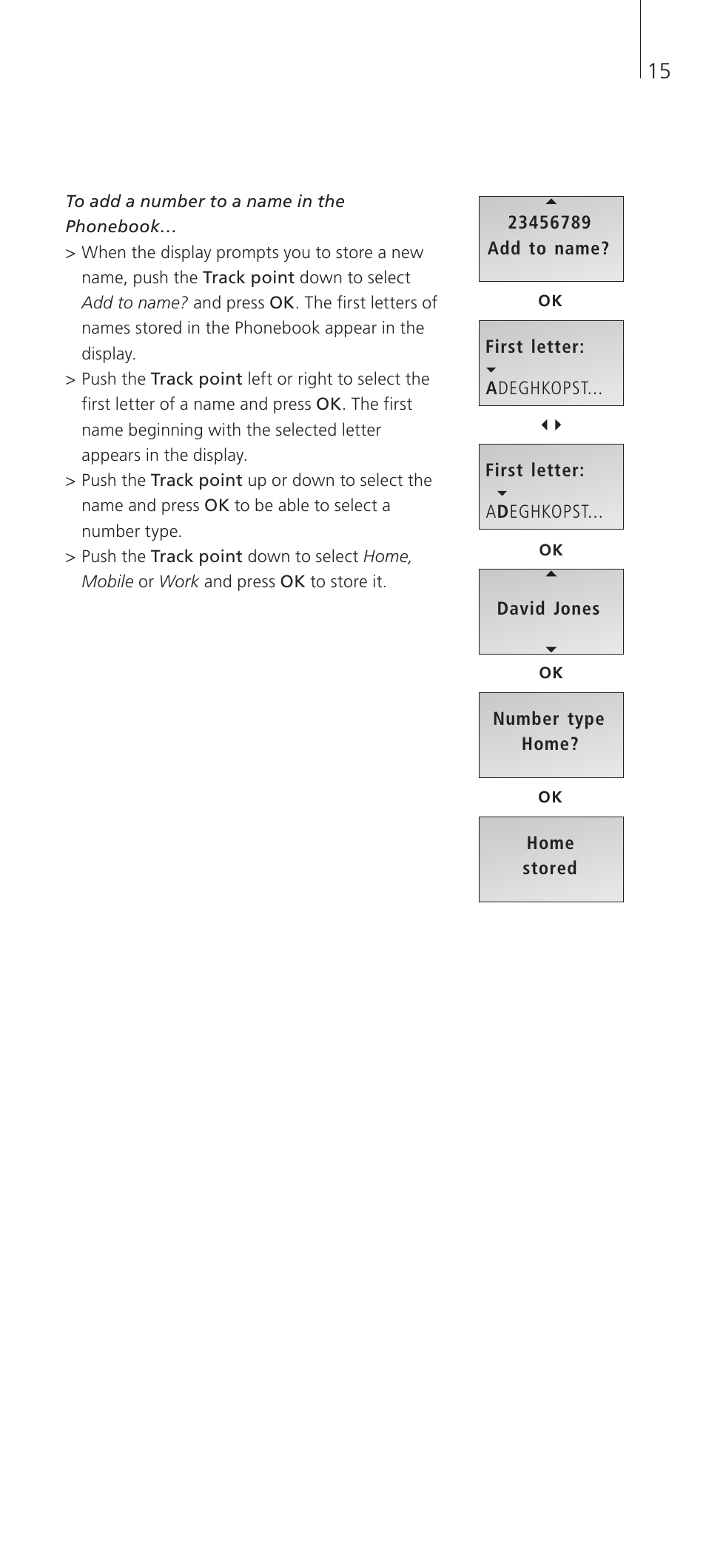 Bang & Olufsen BeoCom 2 - User Guide User Manual | Page 15 / 40