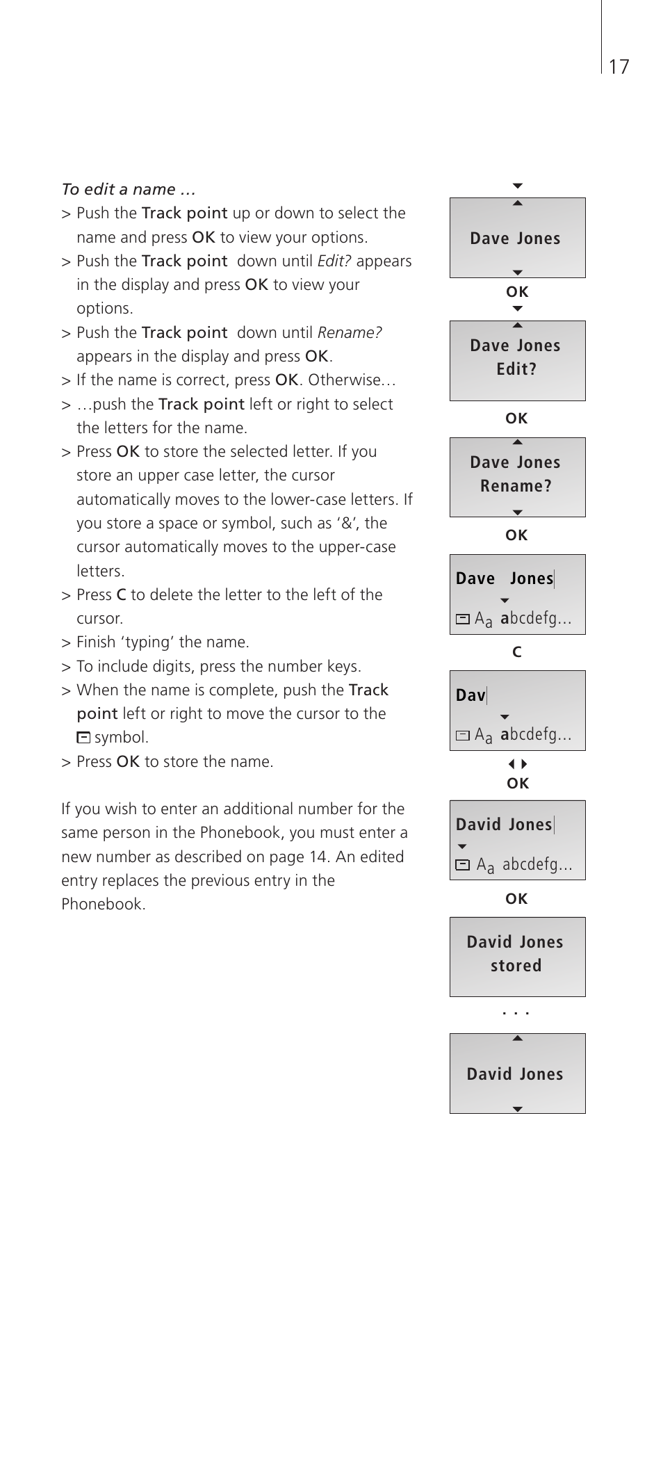 Bang & Olufsen BeoCom 2 - User Guide User Manual | Page 17 / 40