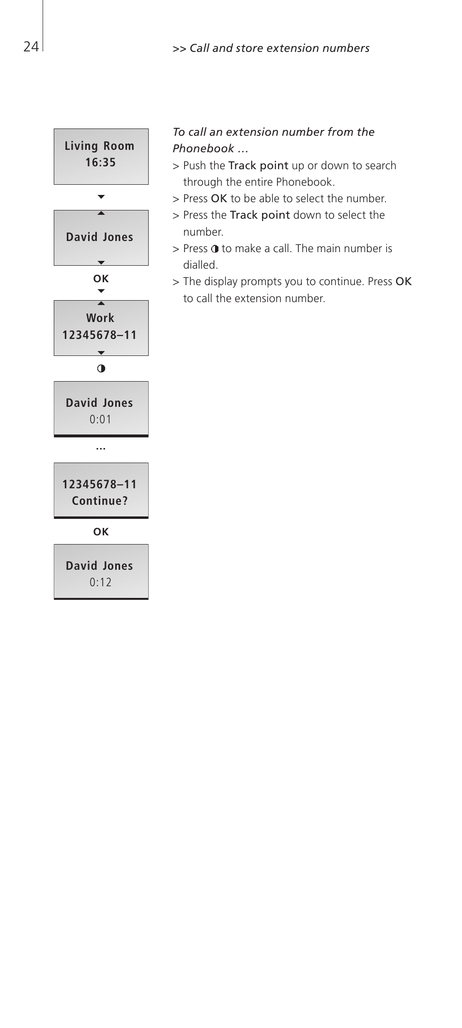 Bang & Olufsen BeoCom 2 - User Guide User Manual | Page 24 / 40