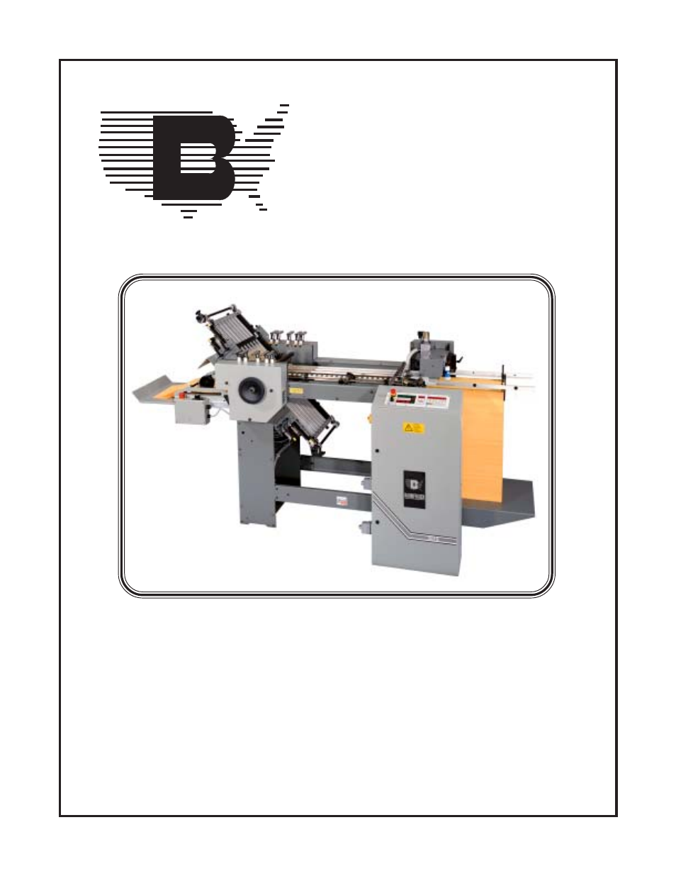 Baumfolder BAUM15: Pile Folder 1st Station (from 2005 on) User Manual | 50 pages