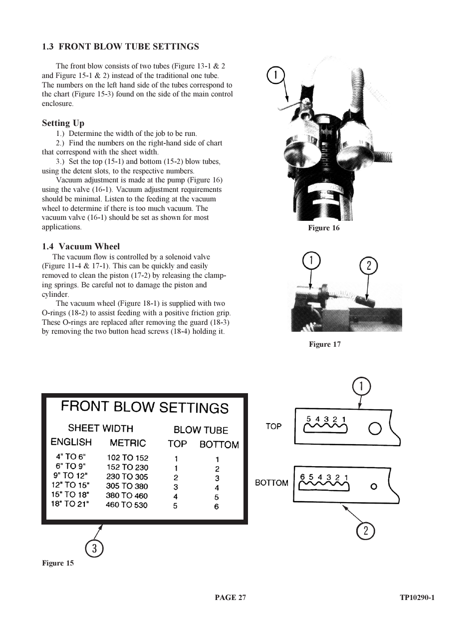 Baumfolder BAUM15: Pile Folder 1st Station (from 1999 thru 2005) User Manual | Page 27 / 50