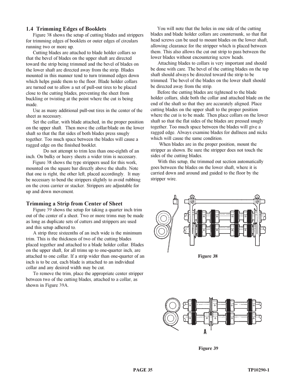 Baumfolder BAUM15: Pile Folder 1st Station (from 1999 thru 2005) User Manual | Page 35 / 50
