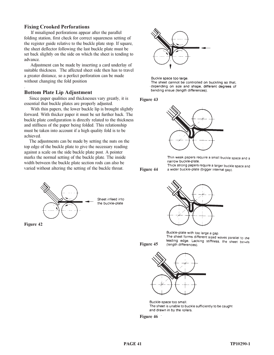 Baumfolder BAUM15: Pile Folder 1st Station (from 1999 thru 2005) User Manual | Page 41 / 50