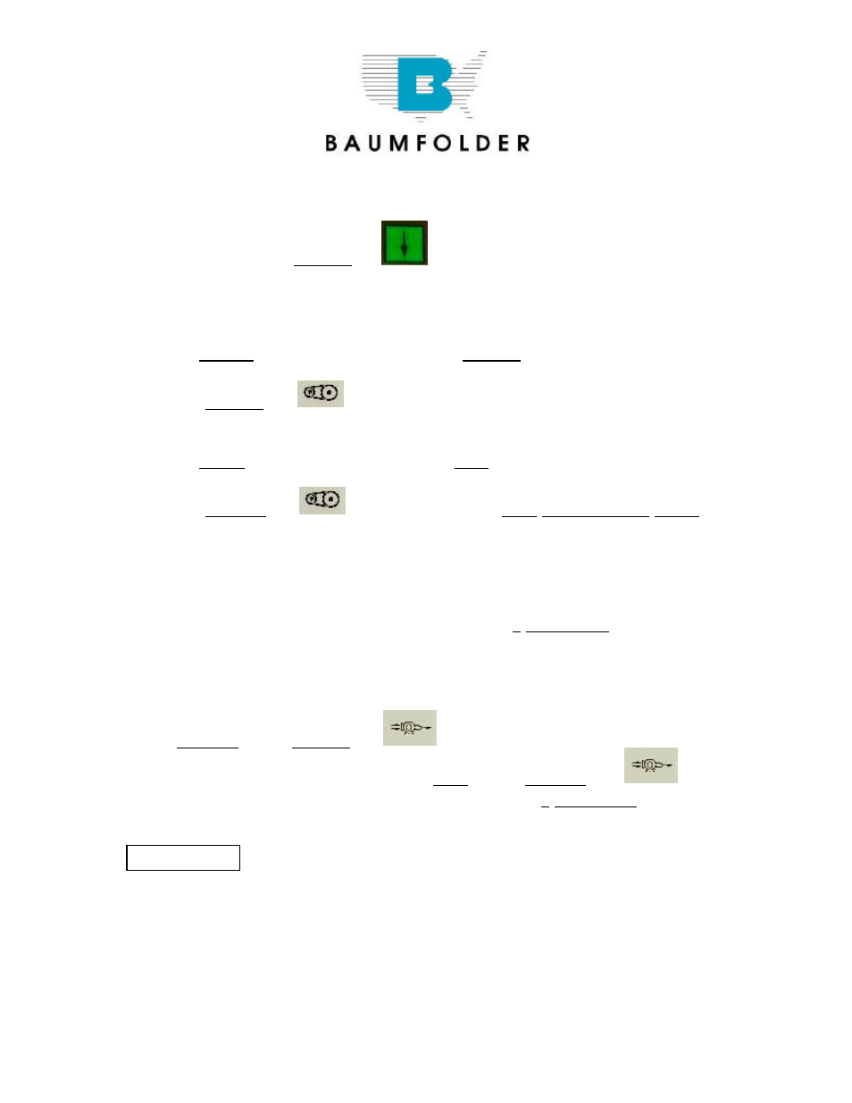 Easy mode, Starting production with the baum 2020 | Baumfolder BAUM20: Control Panel User Manual | Page 3 / 12