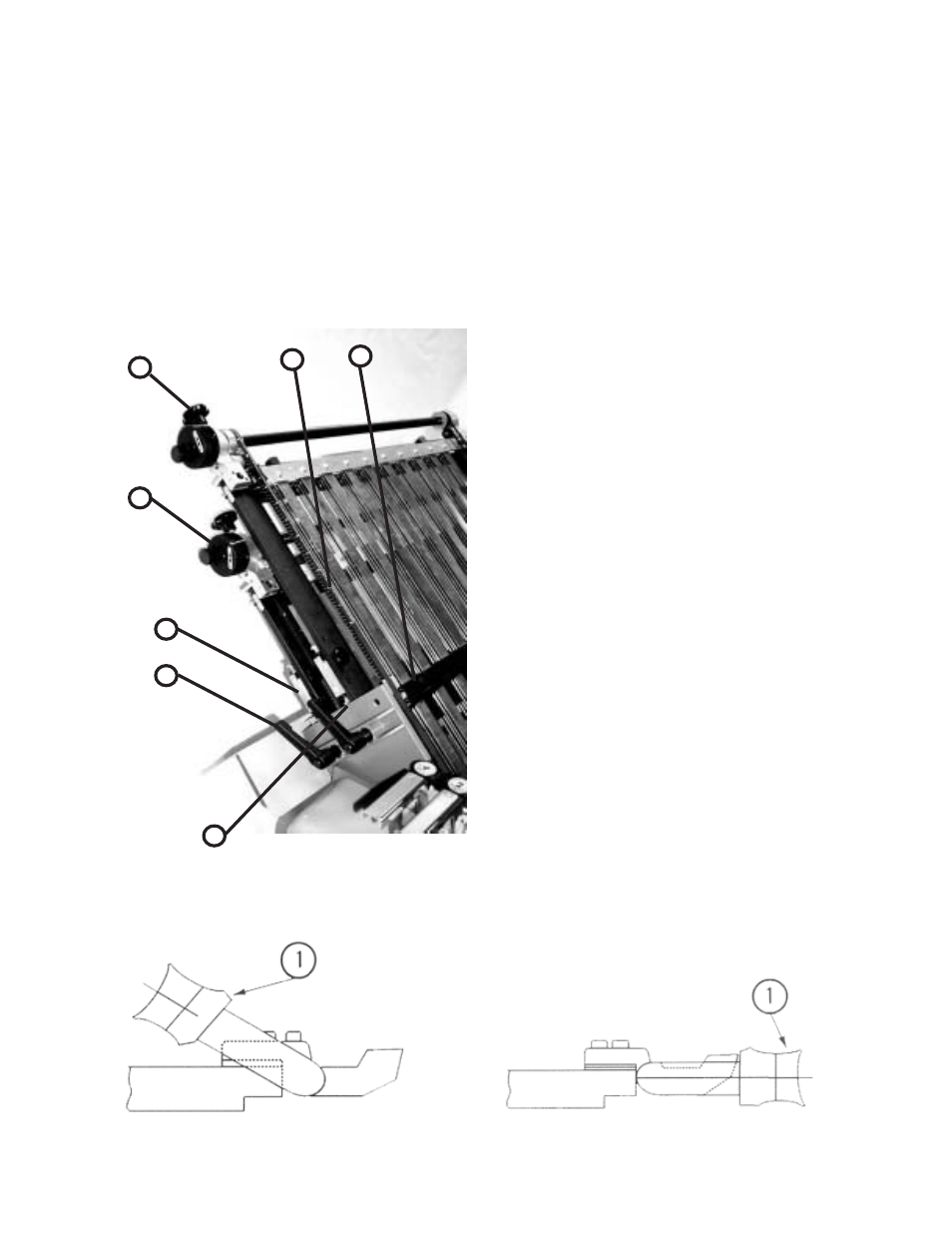 Setting of fold plates, Setting of sheet deflectors | Baumfolder BAUM20: Pile Folder 1st Station (from mid 2006) - Instruction Manual User Manual | Page 41 / 68