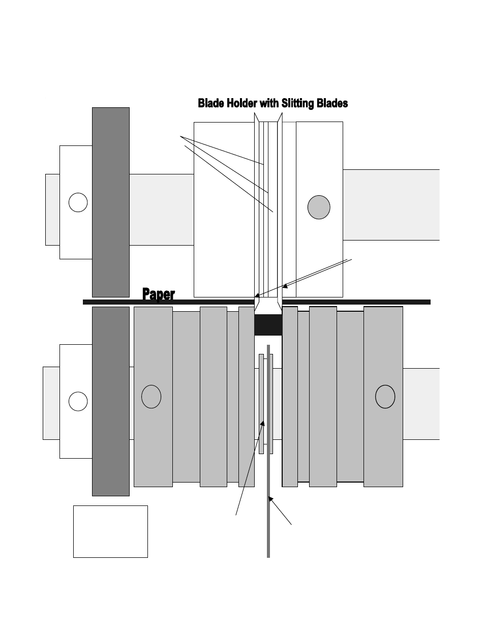 Center trimming | Baumfolder BAUM20: Pile Folder 1st Station (from mid 2006) - Instruction Manual User Manual | Page 49 / 68