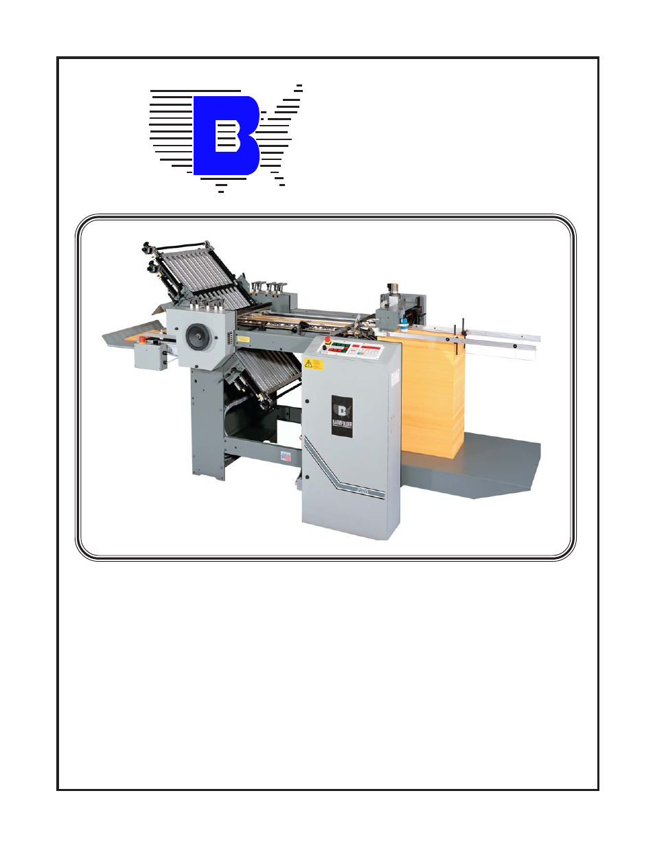 Baumfolder BAUM20: Pile Folder 1st Station (from mid 2006) - Parts Manual User Manual | 157 pages