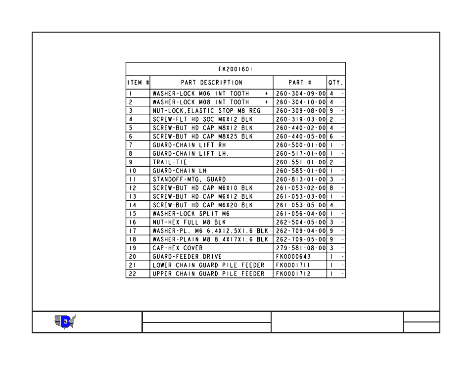 Baum | Baumfolder BAUM20: Pile Folder 1st Station (from mid 2006) - Parts Manual User Manual | Page 103 / 157