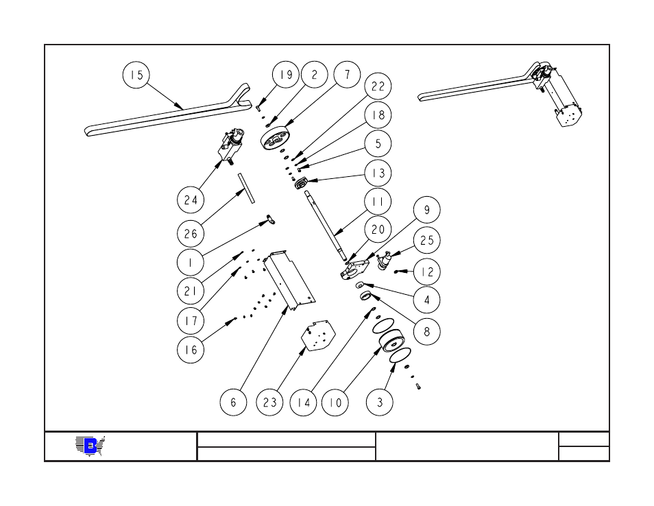 Baum | Baumfolder BAUM20: Pile Folder 1st Station (from mid 2006) - Parts Manual User Manual | Page 105 / 157