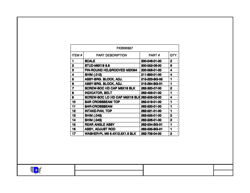 Baum | Baumfolder BAUM20: Pile Folder 1st Station (from mid 2006) - Parts Manual User Manual | Page 14 / 157