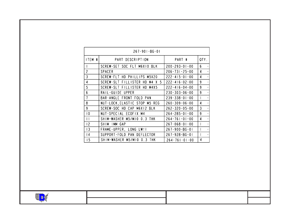 Baum | Baumfolder BAUM20: Pile Folder 1st Station (from mid 2006) - Parts Manual User Manual | Page 26 / 157