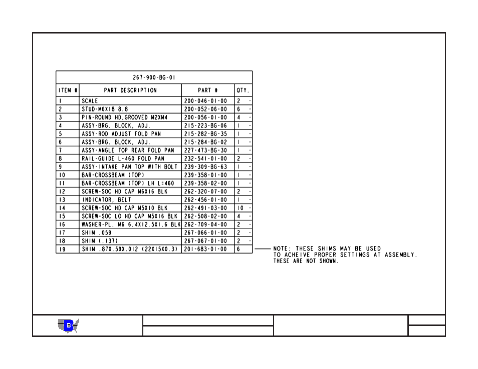 Baum | Baumfolder BAUM20: Pile Folder 1st Station (from mid 2006) - Parts Manual User Manual | Page 29 / 157