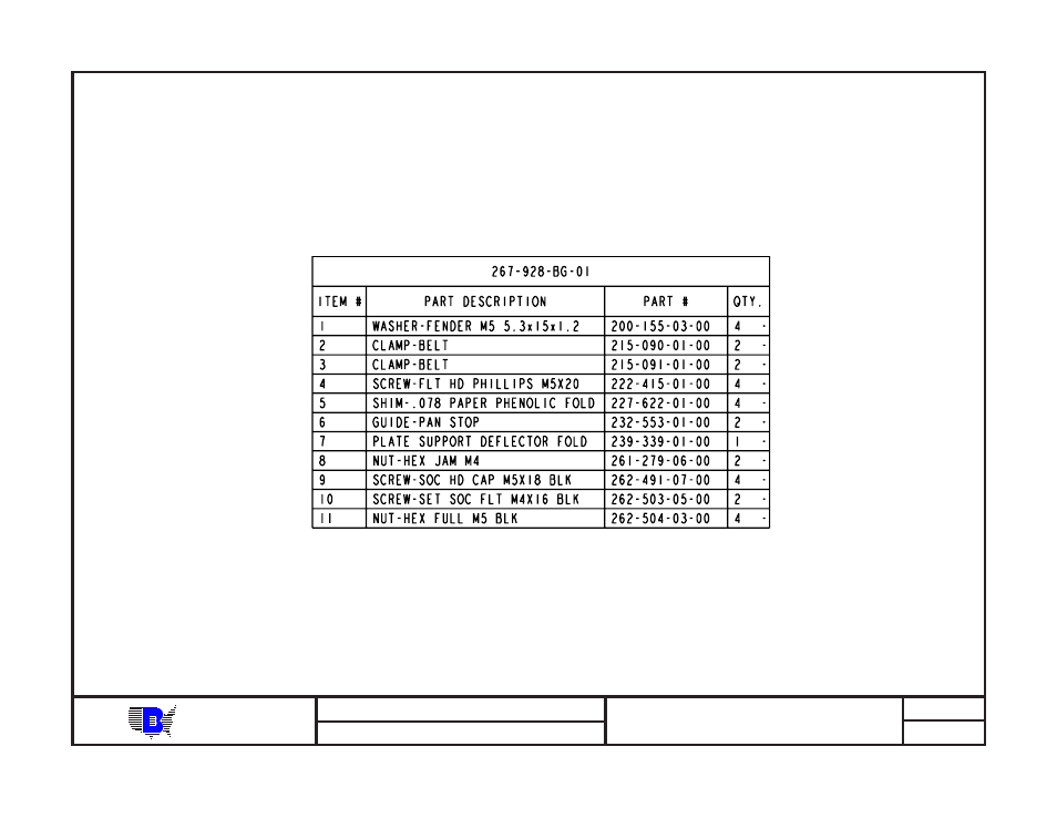 Baum | Baumfolder BAUM20: Pile Folder 1st Station (from mid 2006) - Parts Manual User Manual | Page 34 / 157