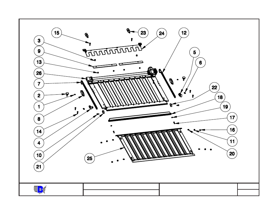 Baum | Baumfolder BAUM20: Pile Folder 1st Station (from mid 2006) - Parts Manual User Manual | Page 40 / 157