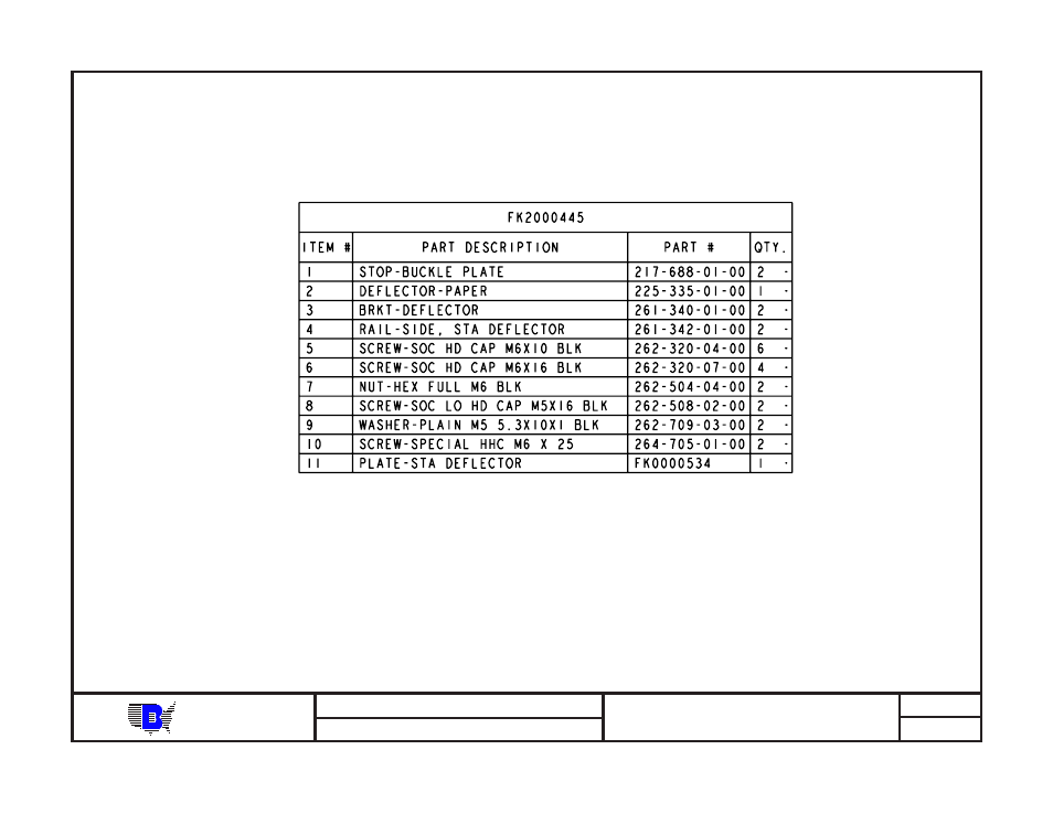 Baum | Baumfolder BAUM20: Pile Folder 1st Station (from mid 2006) - Parts Manual User Manual | Page 48 / 157