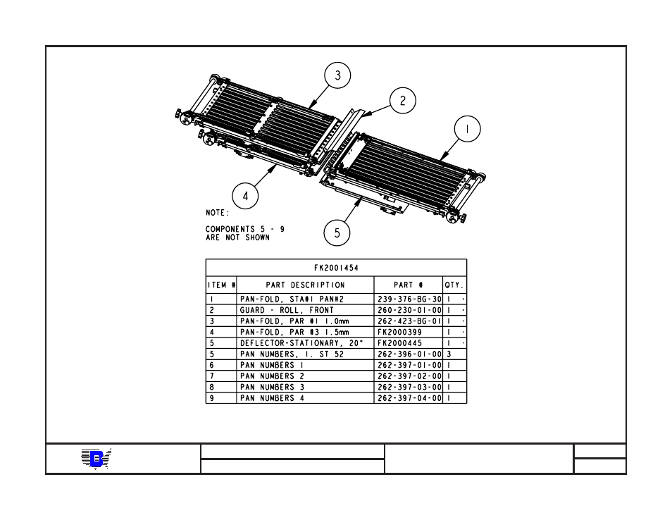 Baum | Baumfolder BAUM20: Pile Folder 1st Station (from mid 2006) - Parts Manual User Manual | Page 5 / 157