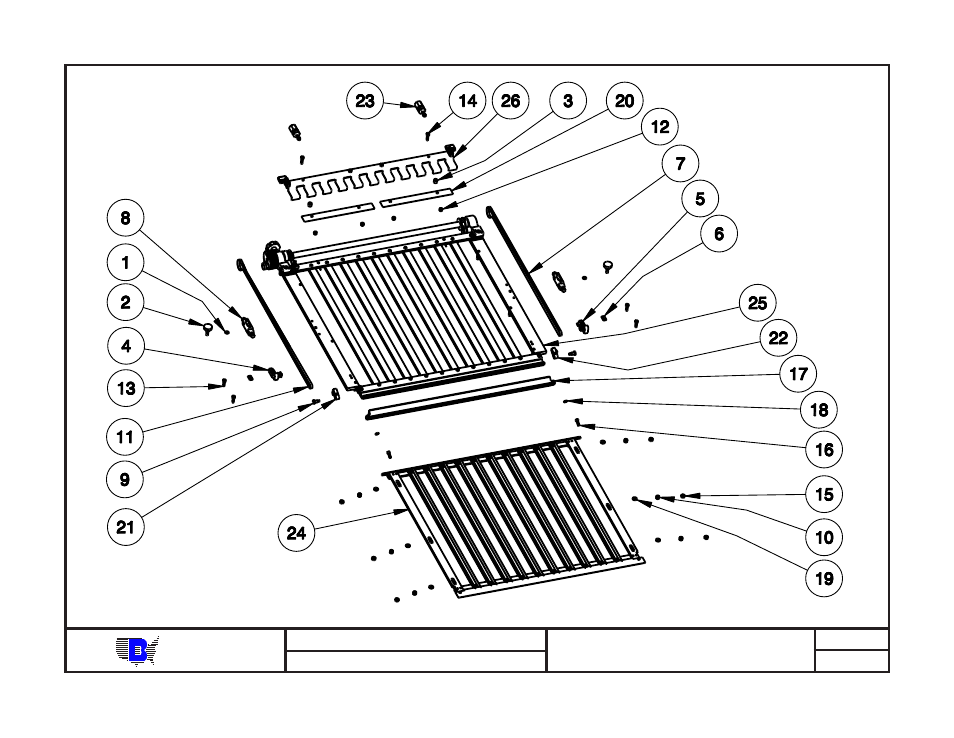 Baum | Baumfolder BAUM20: Pile Folder 1st Station (from mid 2006) - Parts Manual User Manual | Page 6 / 157