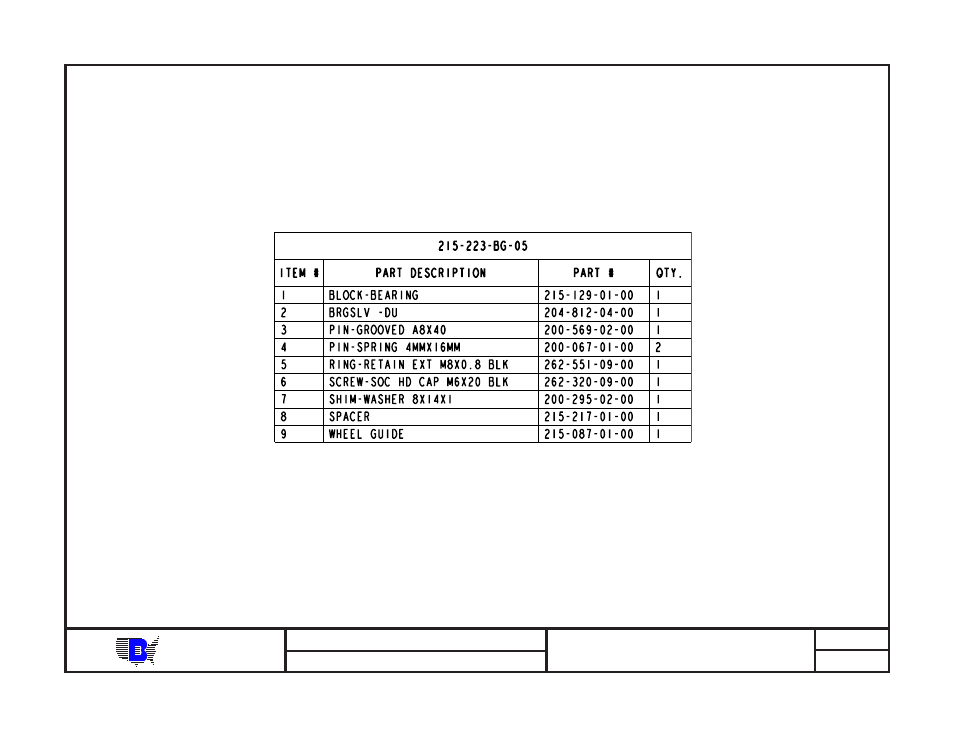 Baum | Baumfolder BAUM20: Pile Folder 1st Station (from mid 2006) - Parts Manual User Manual | Page 68 / 157