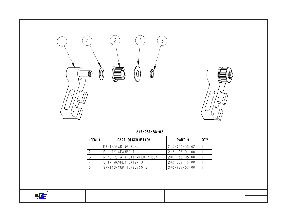 Baum | Baumfolder BAUM20: Pile Folder 1st Station (from mid 2006) - Parts Manual User Manual | Page 73 / 157