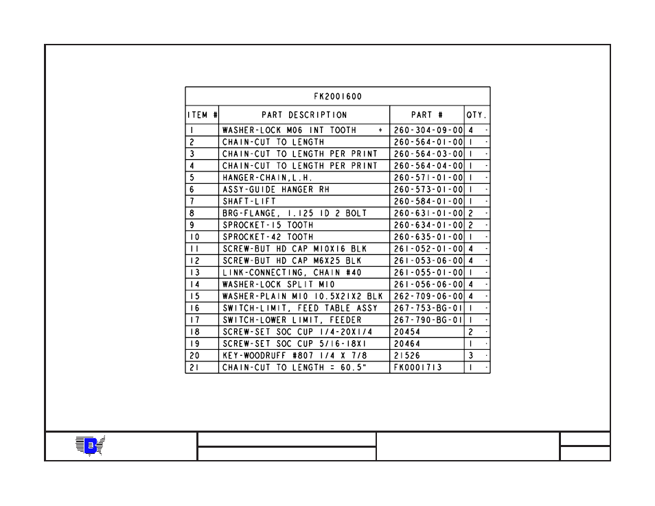 Baum | Baumfolder BAUM20: Pile Folder 1st Station (from mid 2006) - Parts Manual User Manual | Page 82 / 157