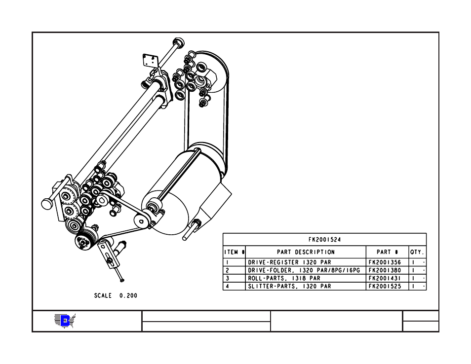 Baum | Baumfolder BAUM20: Pile Folder 1st Station (from mid 2006) - Parts Manual User Manual | Page 13 / 79