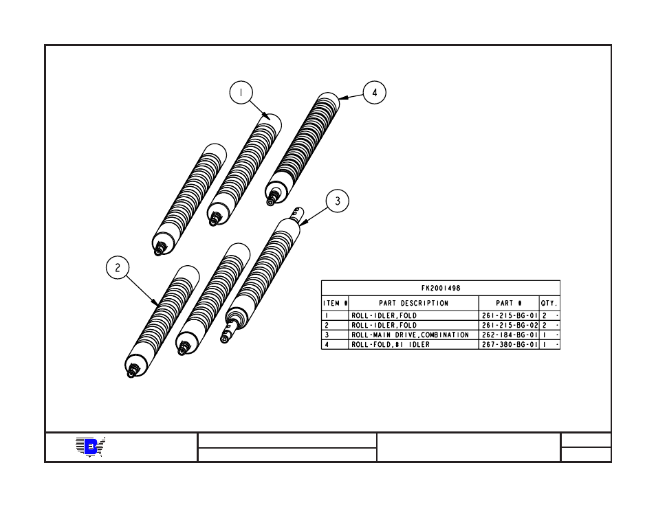 Baum | Baumfolder BAUM20: Pile Folder 1st Station (from mid 2006) - Parts Manual User Manual | Page 44 / 79