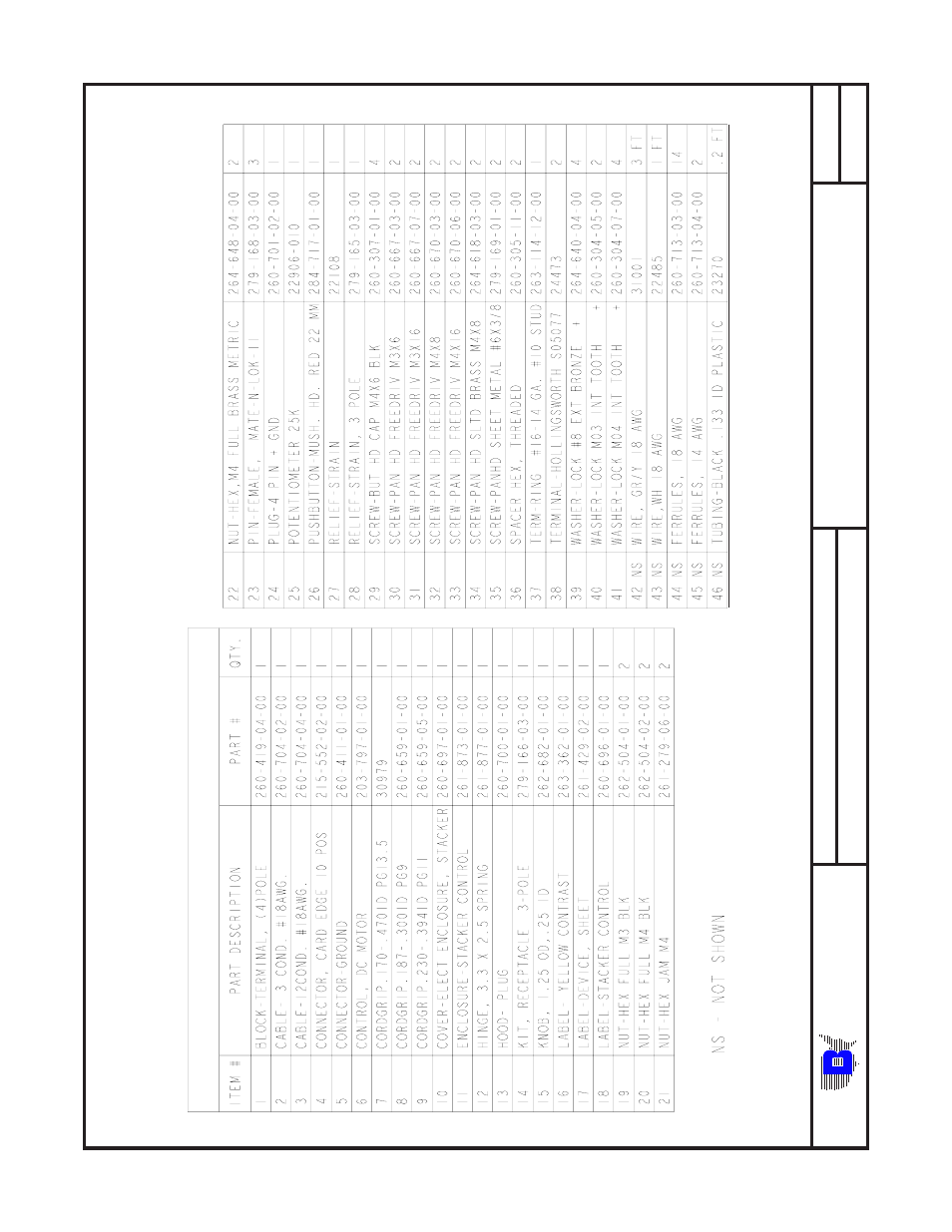 Ba u m | Baumfolder BAUM20: Pile Folder 1st Station (from mid 2006) - Parts Manual User Manual | Page 63 / 79