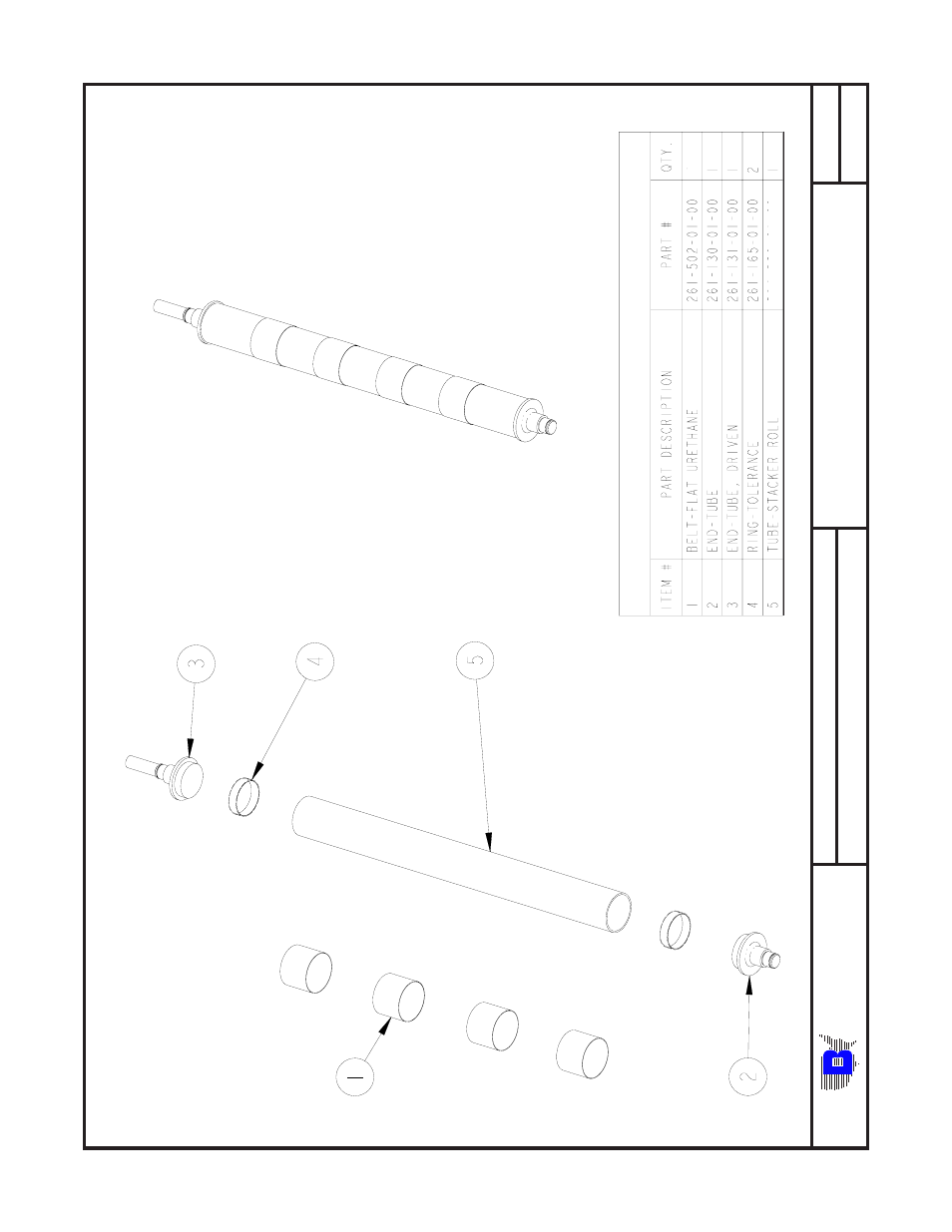 Ba u m | Baumfolder BAUM20: Pile Folder 1st Station (from mid 2006) - Parts Manual User Manual | Page 65 / 79