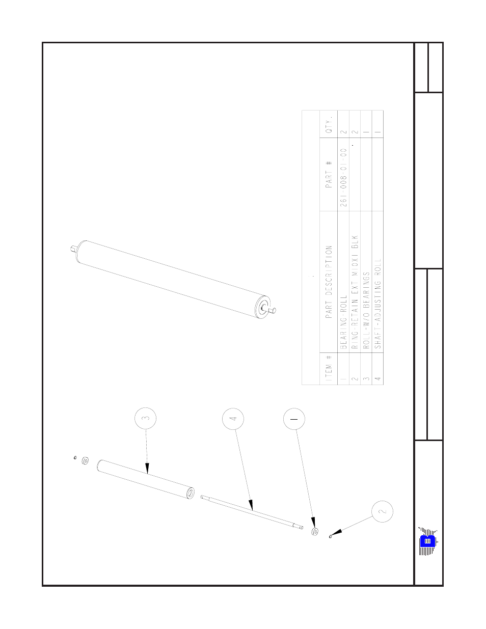 Ba u m | Baumfolder BAUM20: Pile Folder 1st Station (from mid 2006) - Parts Manual User Manual | Page 66 / 79