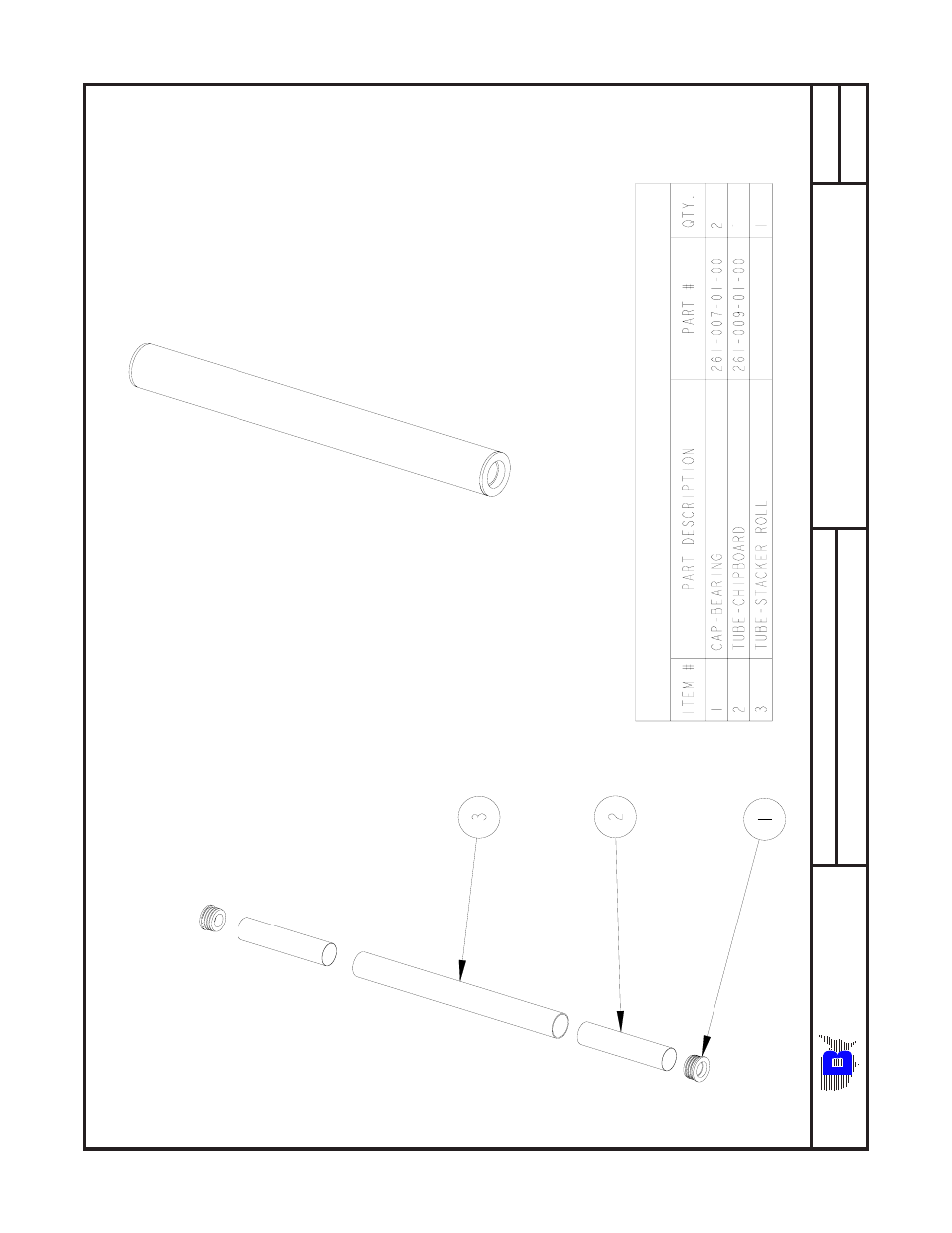 Ba u m | Baumfolder BAUM20: Pile Folder 1st Station (from mid 2006) - Parts Manual User Manual | Page 67 / 79
