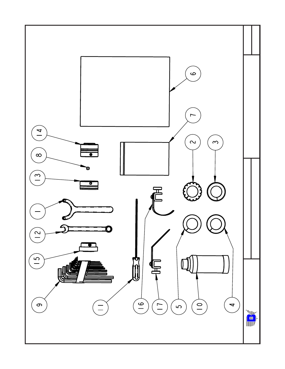 Ba u m | Baumfolder BAUM20: Pile Folder 1st Station (from mid 2006) - Parts Manual User Manual | Page 75 / 79