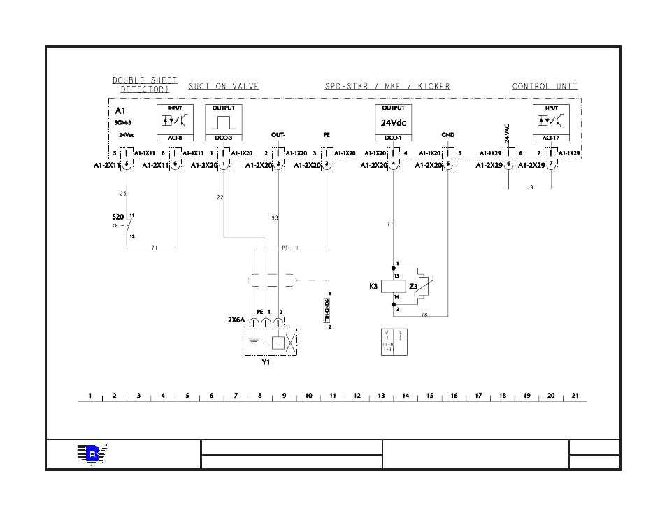 Baum | Baumfolder BAUM20: Pile Folder 1st Station (from mid 2006) - Parts Manual User Manual | Page 20 / 81