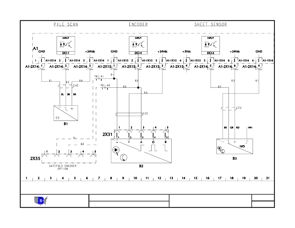 Baum | Baumfolder BAUM20: Pile Folder 1st Station (from mid 2006) - Parts Manual User Manual | Page 24 / 81