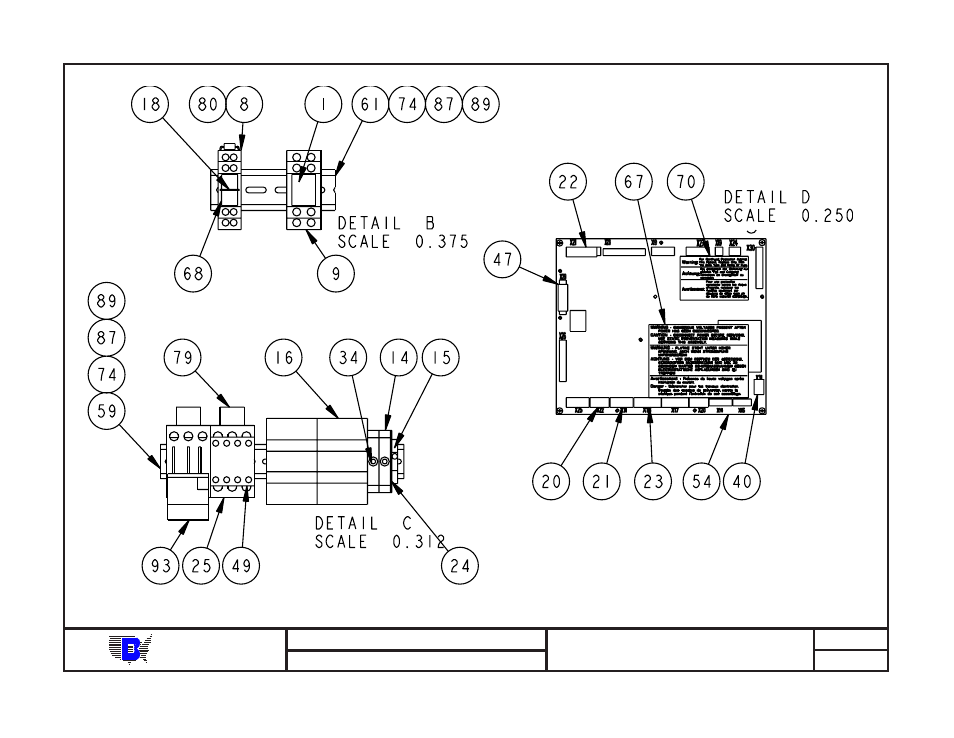 Baum | Baumfolder BAUM20: Pile Folder 1st Station (from mid 2006) - Parts Manual User Manual | Page 44 / 81