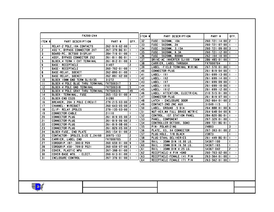 Baum | Baumfolder BAUM20: Pile Folder 1st Station (from mid 2006) - Parts Manual User Manual | Page 47 / 81
