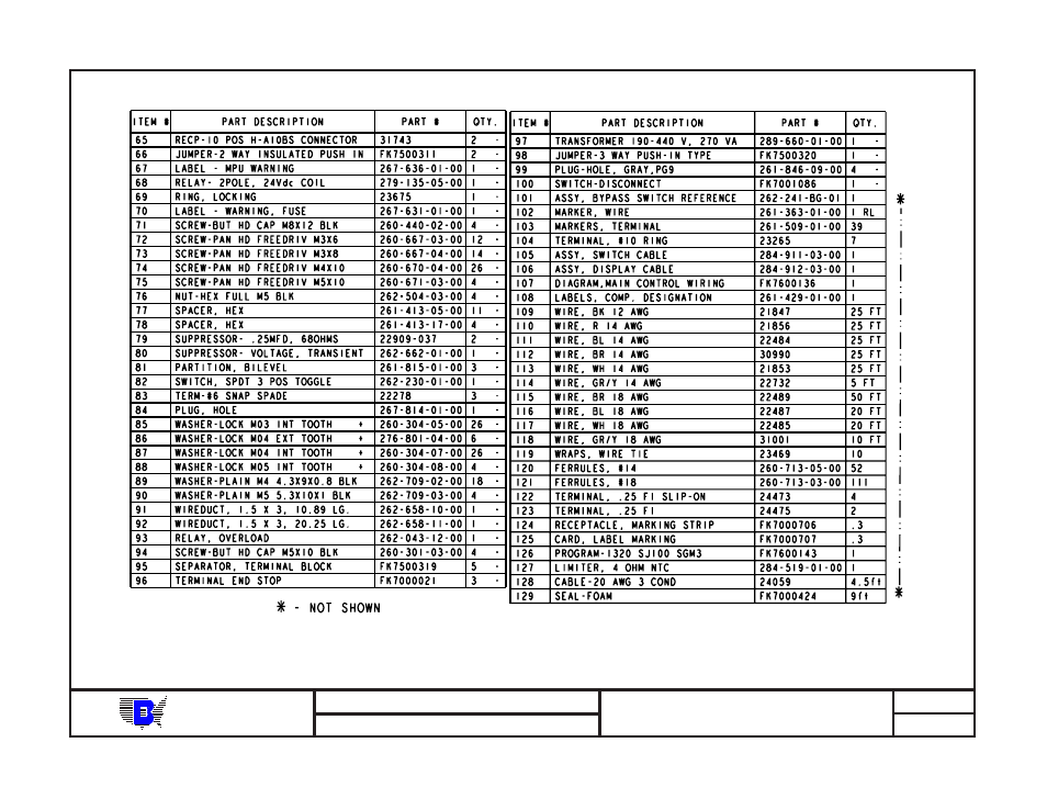 Baum | Baumfolder BAUM20: Pile Folder 1st Station (from mid 2006) - Parts Manual User Manual | Page 48 / 81