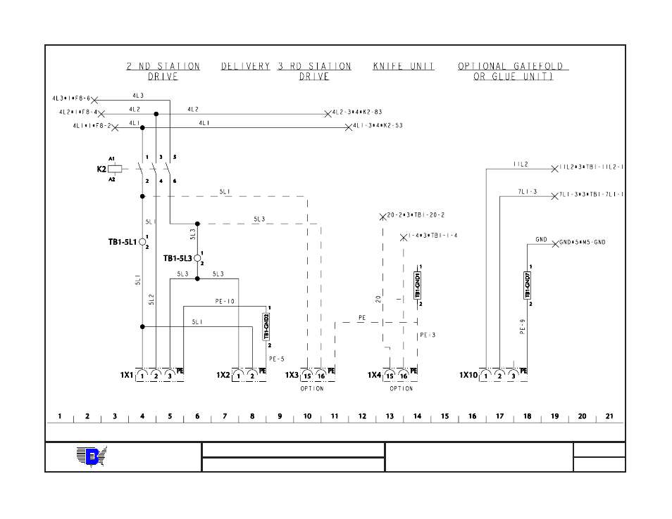 Baum | Baumfolder BAUM20: Pile Folder 1st Station (from mid 2006) - Parts Manual User Manual | Page 50 / 81