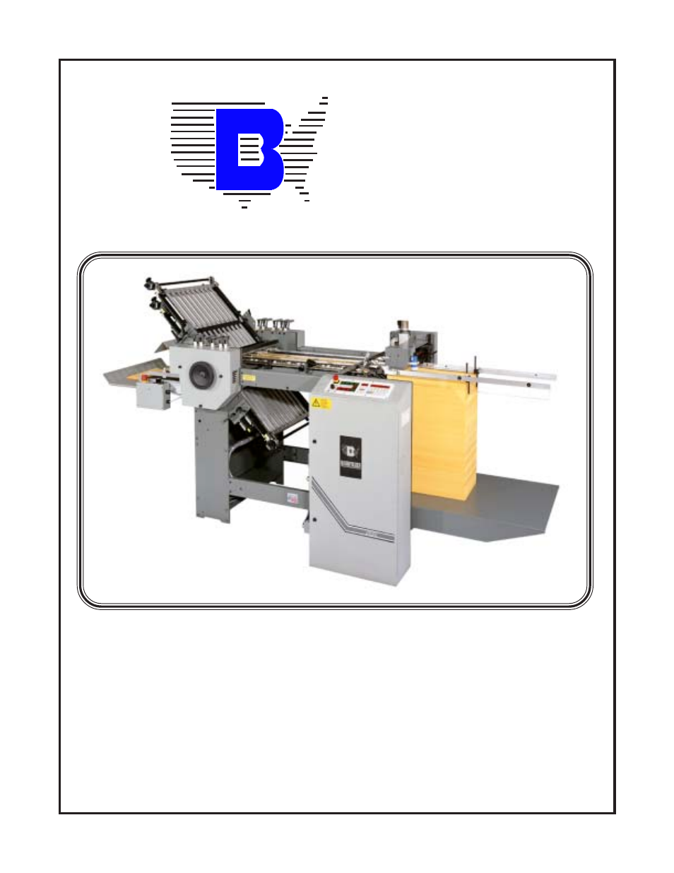 Baumfolder BAUM20: Pile Folder 1st Station (early 2006) User Manual | 68 pages