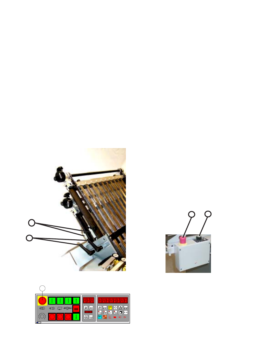 Installing fold plates & stacker delivery, Operator controls | Baumfolder BAUM20: Pile Folder 1st Station (early 2006) User Manual | Page 21 / 68