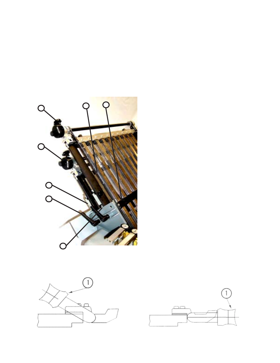 Setting of fold plates, Setting of sheet deflectors | Baumfolder BAUM20: Pile Folder 1st Station (early 2006) User Manual | Page 41 / 68