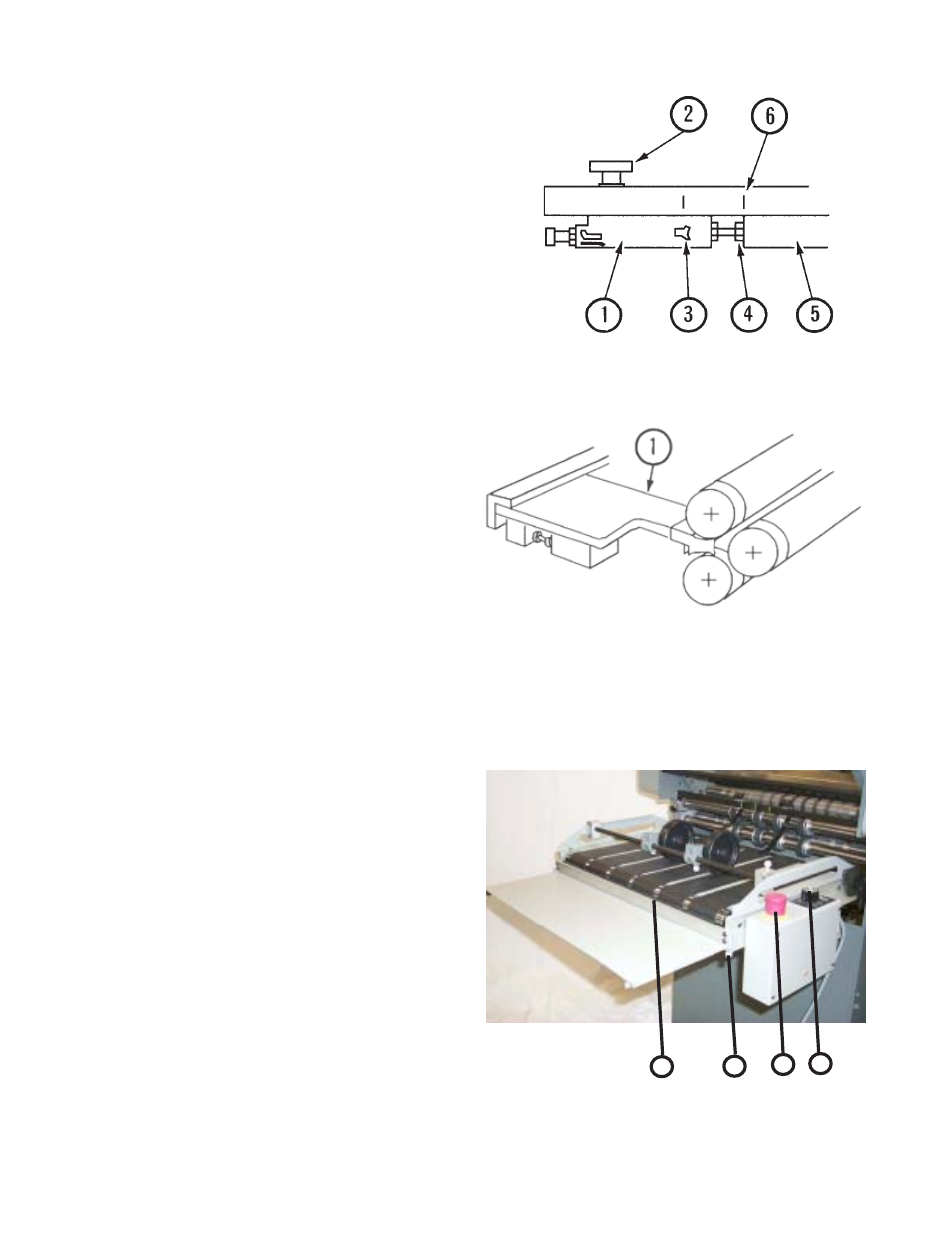 Setting stationary deflector, Stacker (delivery) | Baumfolder BAUM20: Pile Folder 1st Station (early 2006) User Manual | Page 42 / 68