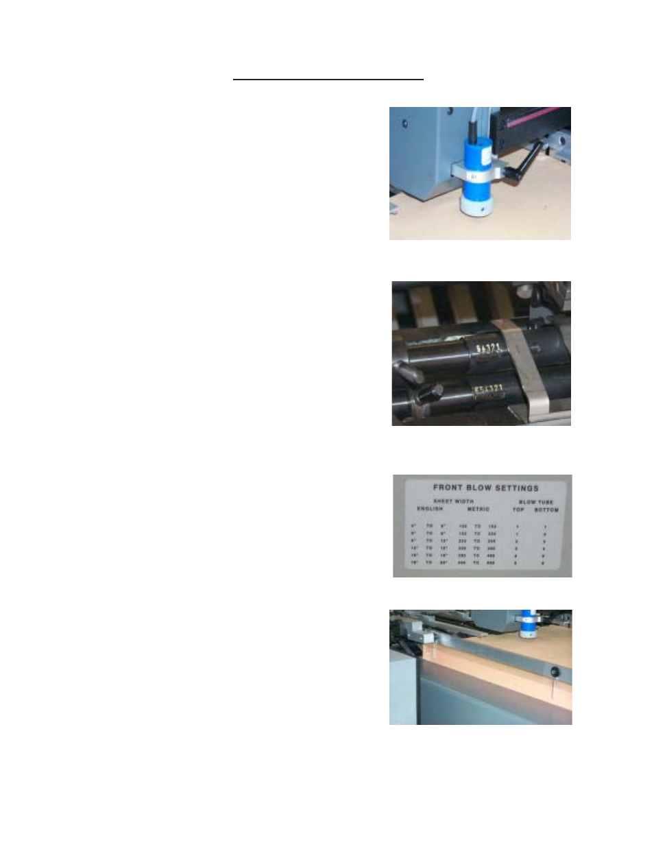Job setup example | Baumfolder BAUM20: Pile Folder 1st Station (in 2005) User Manual | Page 57 / 68