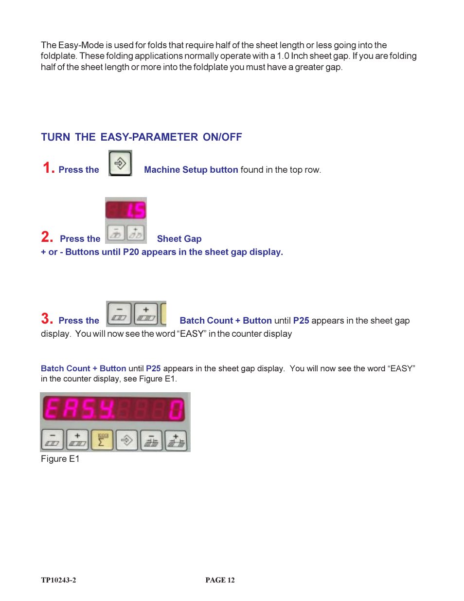 Baumfolder BAUM20: Pile Folder 1st Station (from 2002 thru 2004) User Manual | Page 12 / 68