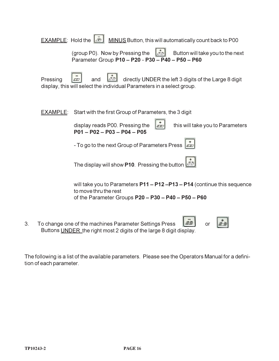 Baumfolder BAUM20: Pile Folder 1st Station (from 2002 thru 2004) User Manual | Page 16 / 68