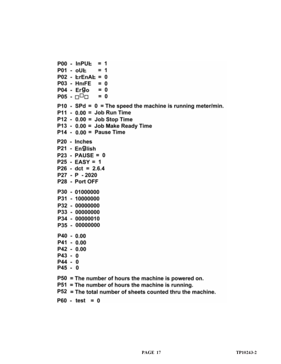 Baumfolder BAUM20: Pile Folder 1st Station (from 2002 thru 2004) User Manual | Page 17 / 68
