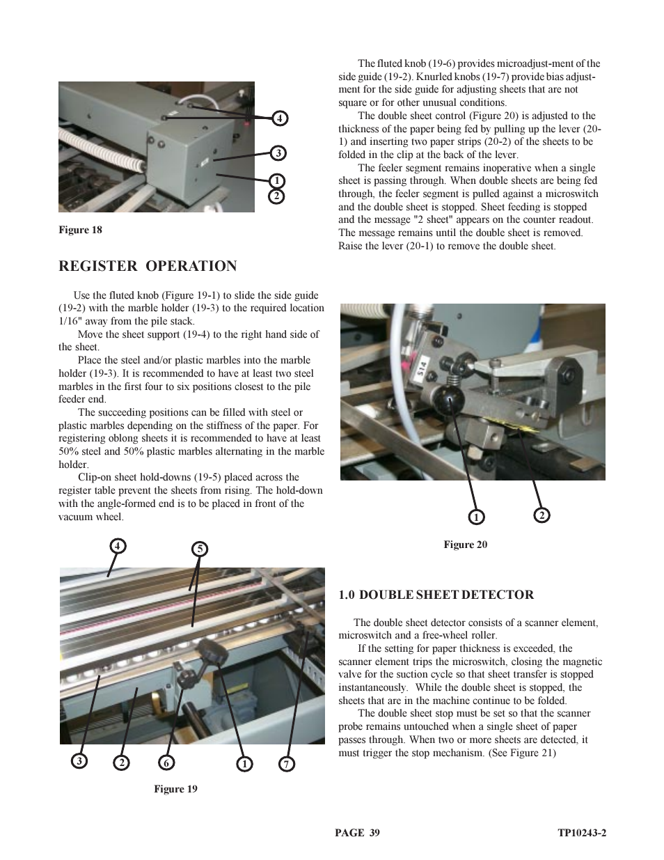 Register operation | Baumfolder BAUM20: Pile Folder 1st Station (from 2002 thru 2004) User Manual | Page 39 / 68