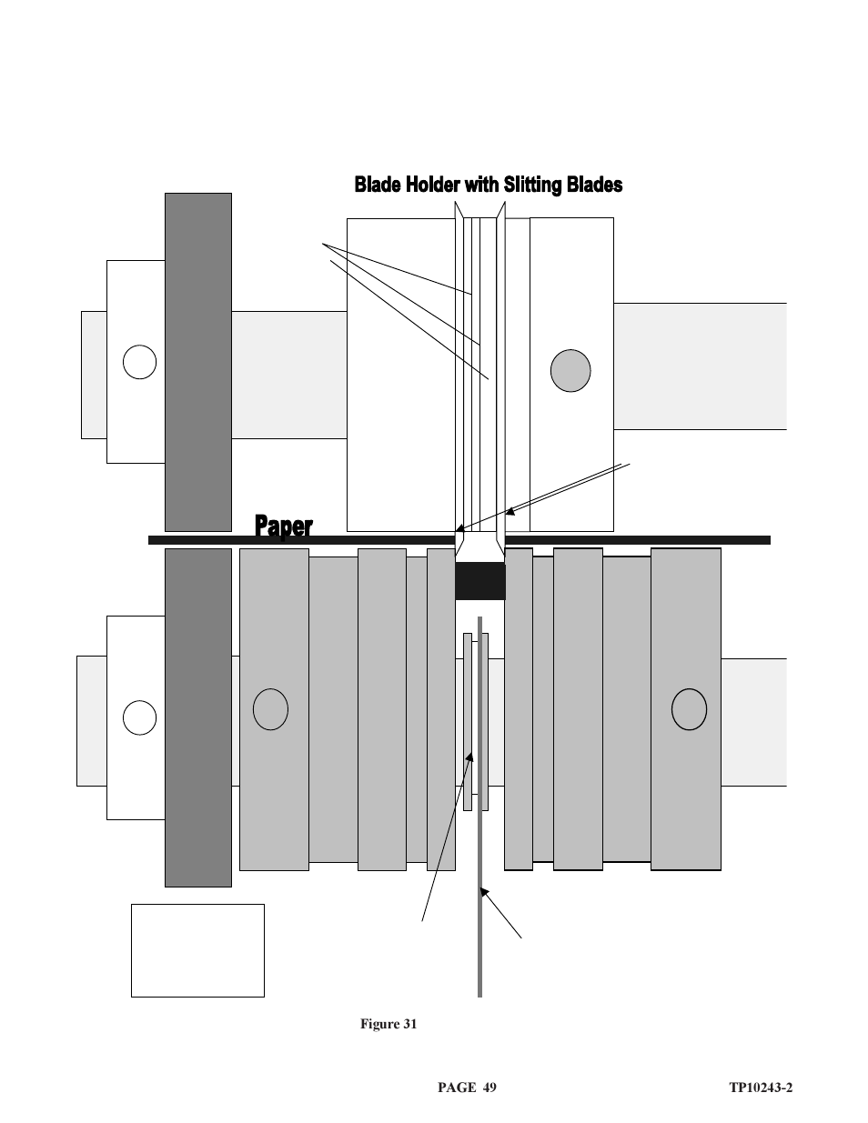 Center trimming | Baumfolder BAUM20: Pile Folder 1st Station (from 2002 thru 2004) User Manual | Page 49 / 68