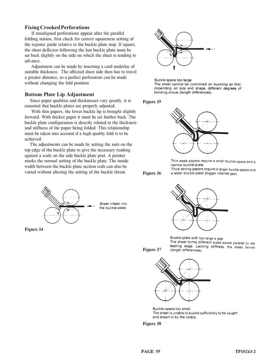 Baumfolder BAUM20: Pile Folder 1st Station (from 2002 thru 2004) User Manual | Page 55 / 68