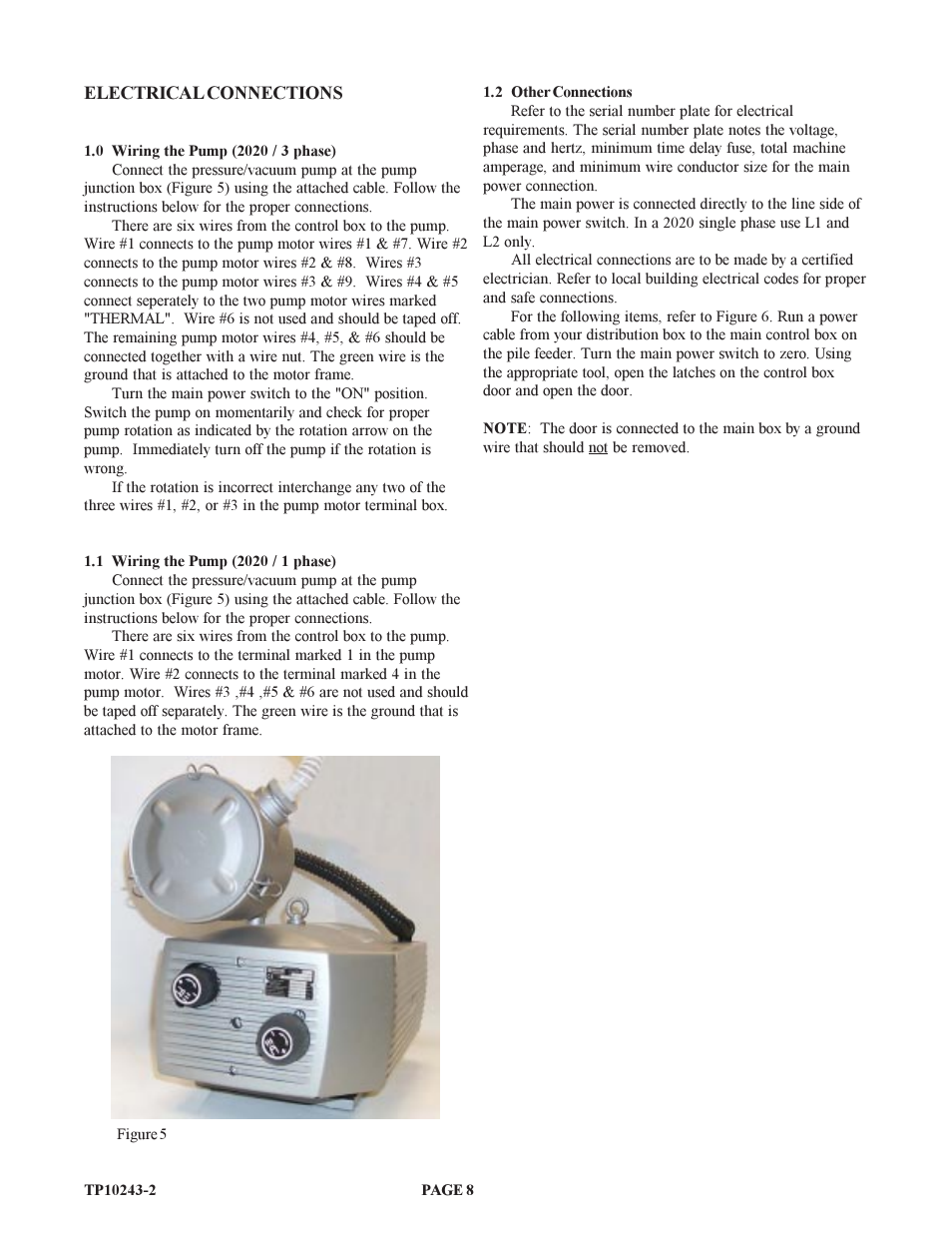 Baumfolder BAUM20: Pile Folder 1st Station (from 2002 thru 2004) User Manual | Page 8 / 68